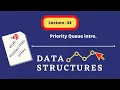 Priority Queue in Data Structure Lecture 34 Urdu Hindi