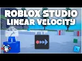How to use the LINEAR VELOCITY Physics Constraint in ROBLOX Studio