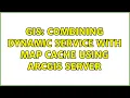 GIS Combining dynamic service with map cache using ArcGIS Server