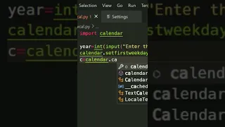 Calendar in Python Made Simple