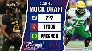 New York Giants 7-Round Mock Draft After Dexter Lawrence Trade 2026 NFL Draft Targets
