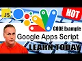 How to create Google Apps Script WebApp from scratch with code of 7