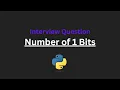 Number of 1 Bits - Leetcode 191