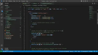 Tooltip App React Application Pure CSS