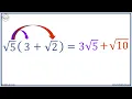 How to Expand and Simplify Surds in Brackets