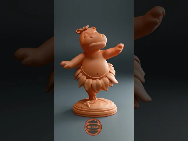 Stylized Hawaiian Hippo video thumbnail