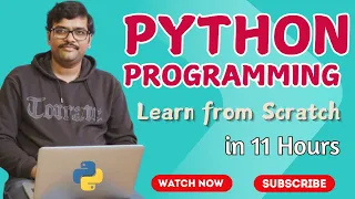 PYTHON TUTORIAL FOR BEGINNERS IN 11 HOURS in ENGLISH BASIC PYTHON PROGRAMMING DATA SCIENCE