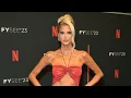 Selling Sunset star Emma Hernan nearly spills out of a skimpy bikini as she shows off