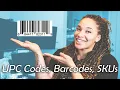 Retail Product Labeling UPC Codes Barcodes SKUs
