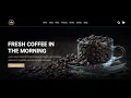 Design a Coffee Shop website html css javascript pre made free secure code Zero Cyber