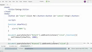 JavaScript Timing Functions