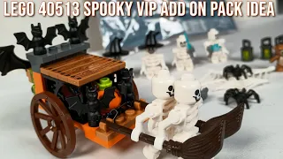 Pumpkin Cart Idea for Lego 40513 Spooky VIP Add On Pack | Potential Build