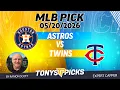 Astros vs Twins MLB Betting Odds Picks 26 Night Moves Show