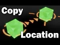 Copy One Object s Location to Another in Blender