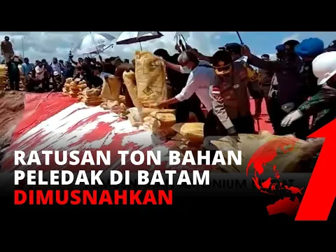 Kejagung RI Musnahkan Ratusan Ton Bahan Peledak di Batam | tvOne