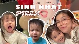 Vlog ngày mưa - Nheo nhóc ốm, chị em chí chóe, sinh nhật Pizza| LongLinhfamily #longlinhfamily #vlog