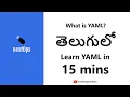 What is YAML How to write YAML YAML Syntax in 15 mins