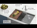 30-inch Apron-front Workstation Farmhouse Kitchen Sink