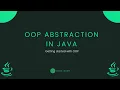 Java Fundamentals - OOP Part 23 Abstraction