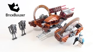 Lego Star Wars 75085 Hailfire Droid - Lego Speed Build
