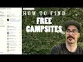How to find FREE CAMPSITES