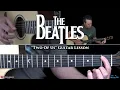 Lagu The Beatles - Two of Us Guitar Lesson