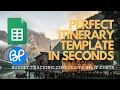 Complete Guide to Planning Travel with Google Sheets using Travel Mapper Apps