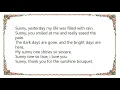 Boney M. - Sunny Mousse T. Radio Mix Lyrics
