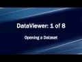 1 Opening a Dataset