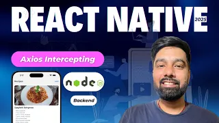 React Native Tutorial Hindi 74 - Using Axios Intercepting Request and Response