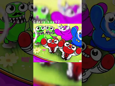 RAINBOW FRIENDS - DAILY LIFE but EVERYONE ARE KIDS💙! Animation #shorts #meme