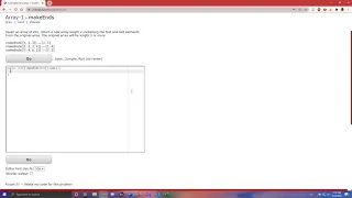 Array-1 makeEnds Java Tutorial Codingbat com