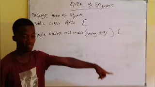 How to calculate the Area of a Square using Java Programming Language