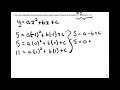 Find The Quadratic Polynomial Who s Graph Goes Through The Points