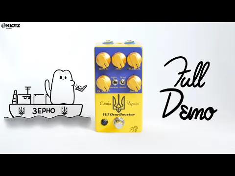 Drunk Beaver FET OverBooster boost pedal demo video by Pair of Pandas - YouTube thumbnail