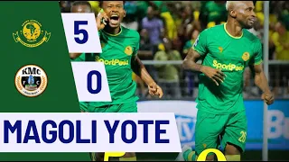 magoli yote yanga 5 0 kmc nbc premier league 23 08 2023