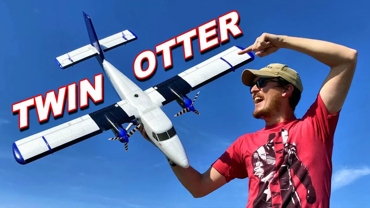 DUAL MOTOR RC Plane!!! - E-flite Twin Otter 1.2m Maiden Flight - TheRcSaylors