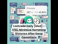 1722 Minimize Hamming Distance After Swap Operations Med Leetcode Daily 4-21-26