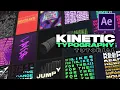 Kinetic Typography Motion Posters After Effects Tutorial