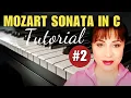 Mozart Sonata in C Piano TUTORIAL Part 2