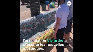 Le Banc De La Corniche Kennedy Continue De Se Couvrir De Mosaïques 