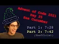 Advent of Code 2021 Day 25 Sea Cucumber 7 42