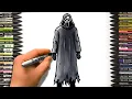 How To Draw Ghost Face x Fortnitemares Step by Step Tutorial New Halloween Skins