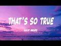 Download Lagu Gracie Abrams - That’s So True (Lyrics)