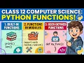 Python Functions Explained Built-in Functions Module Functions User-Defined Functions