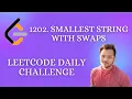 1202 Smallest String With Swaps Leetcode Daily Challenge Using DFS