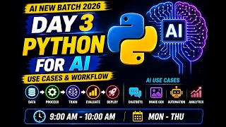 AI New Batch 2026 Day 3 - Python for AI Use Cases Workflow