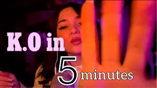 asmr no talking k o in 5 minutes