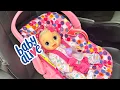 BABY ALIVE Doll packing diaper bag for Grandmas house