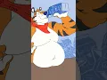 Tony the tiger fat furry milk filling
